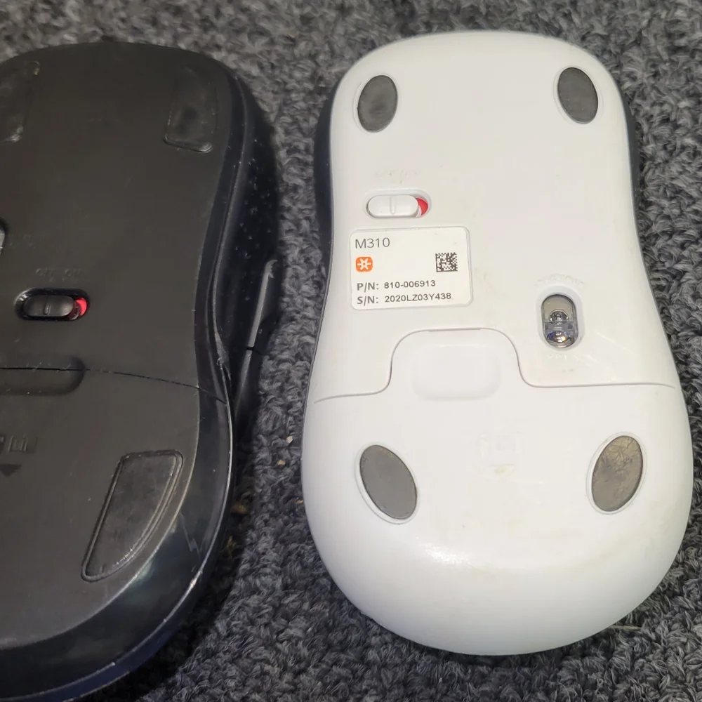 7pc Logitech Wireless Mouse without USB Nano Receivers - AS IS